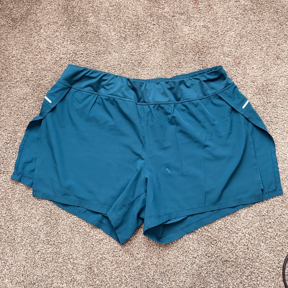 Avia Teal Athletic Shorts with Logo